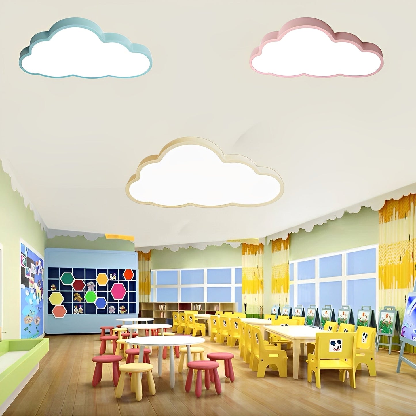 Nubia – LED-Deckenlampe in Wolkenform für das Kinderzimmer
