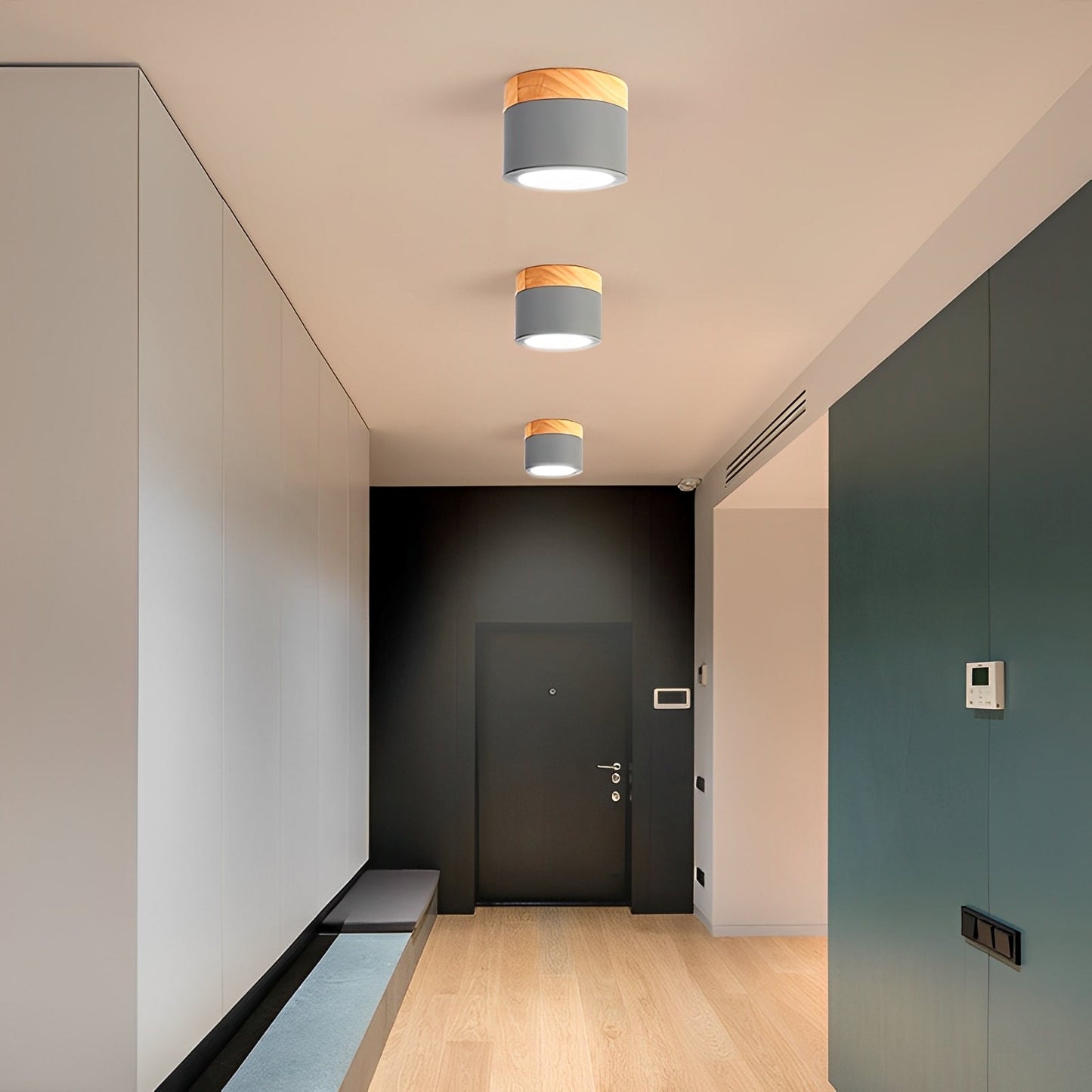 Lumi – Zylinder-Deckenlampe im nordischen Stil