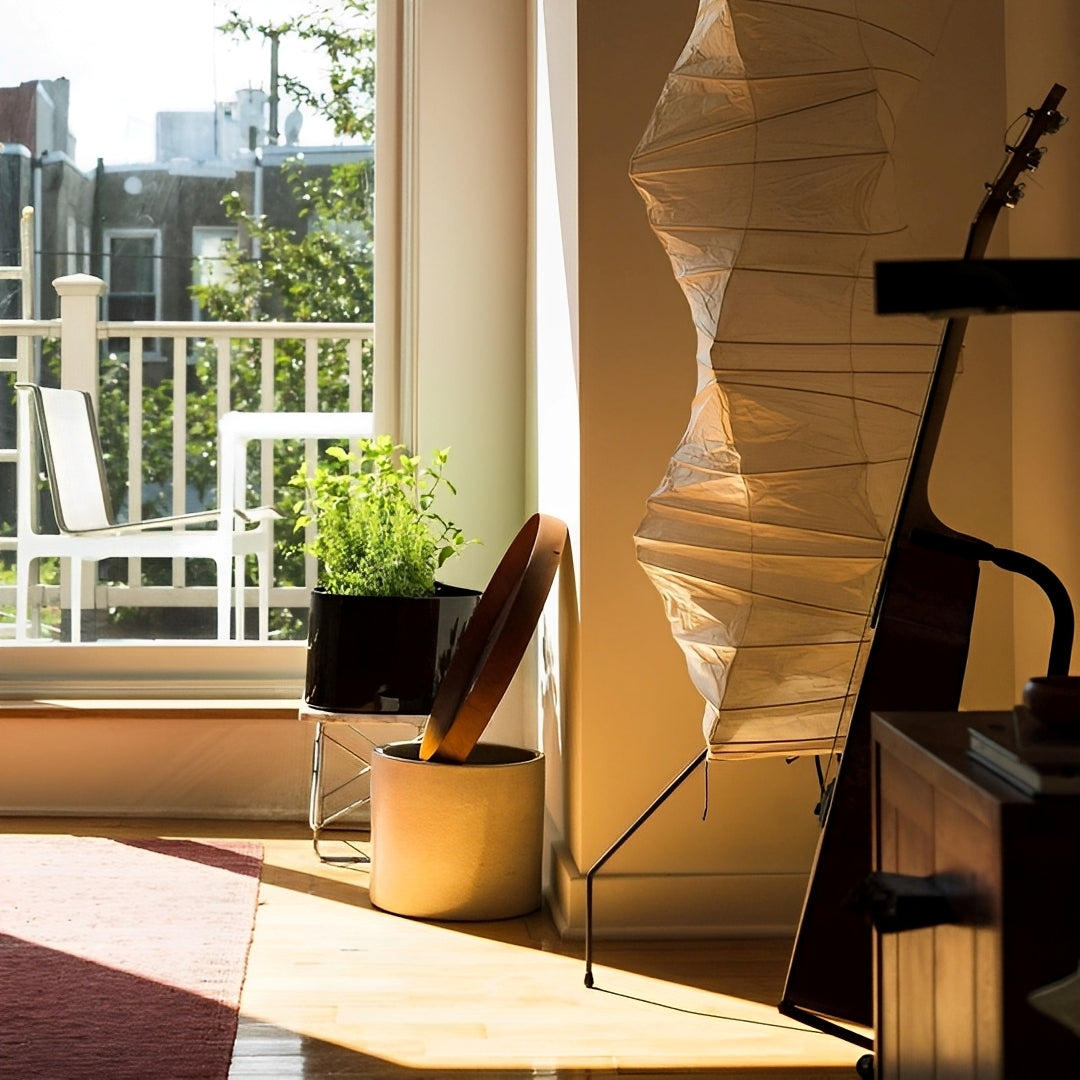 Asuka – Japanische Standlampe mit Reispapier