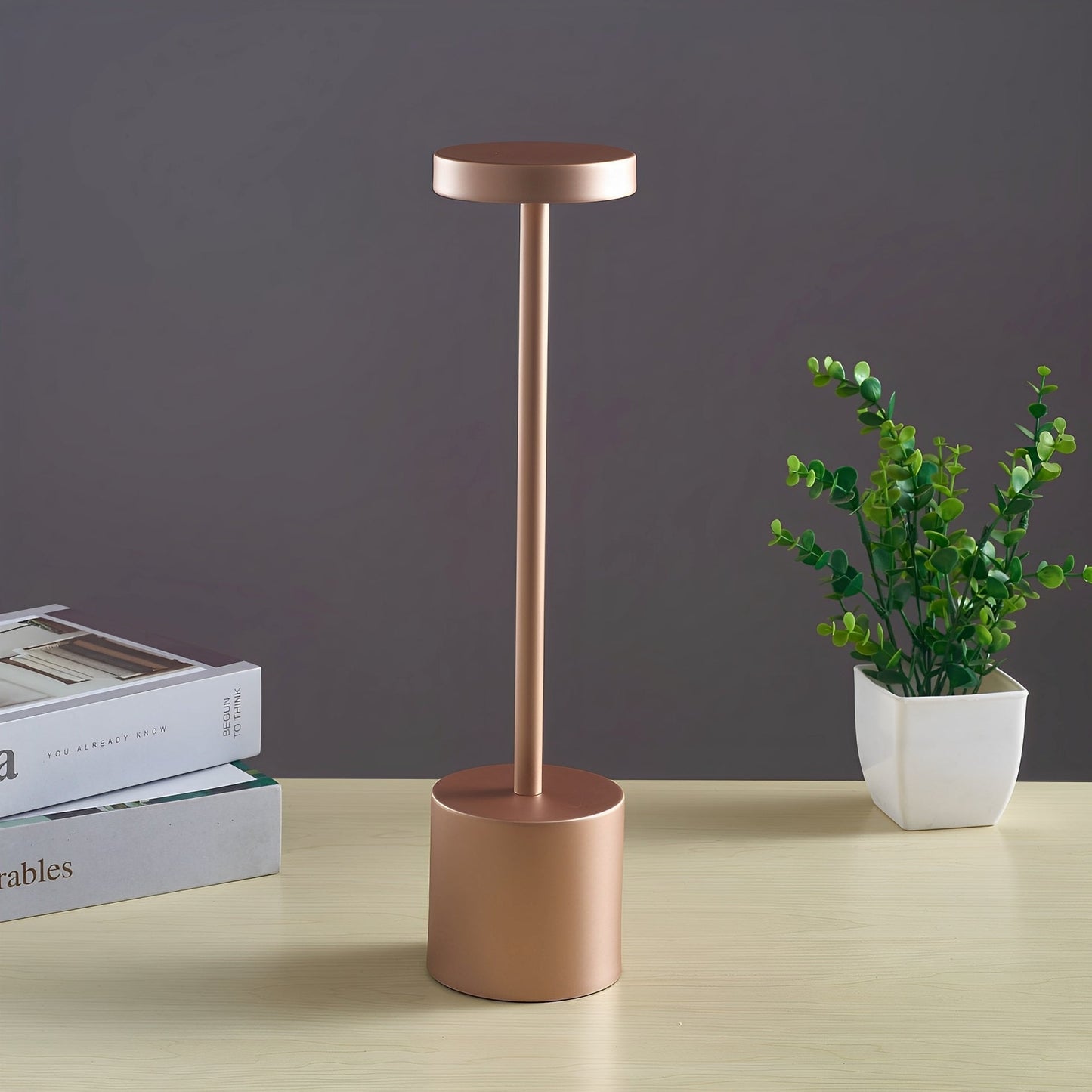 Velumo – LED-Lampe im Retro-Look mit kabellosem Ladegerät