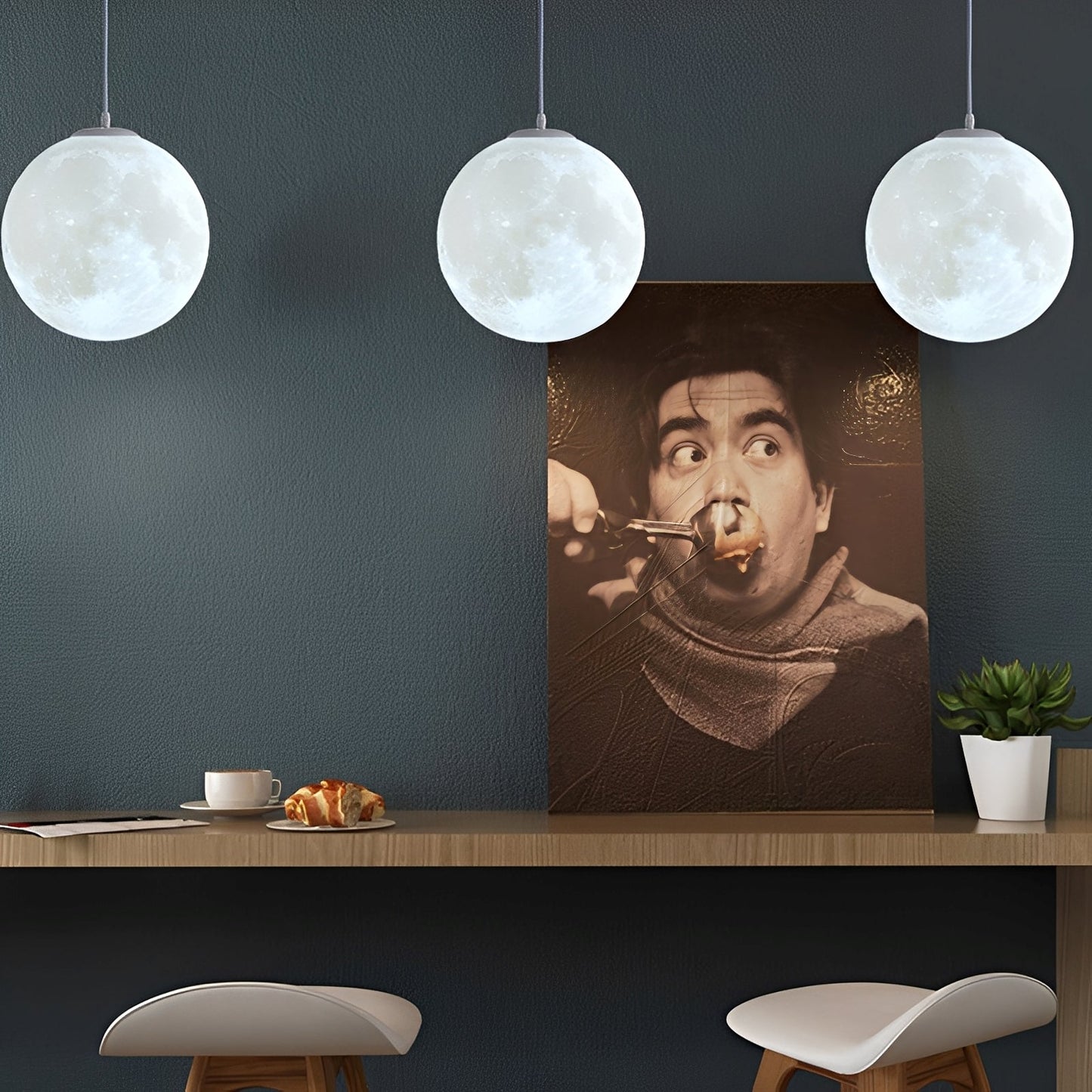 Luna – 3D Mondlampe im modern minimalen Stil