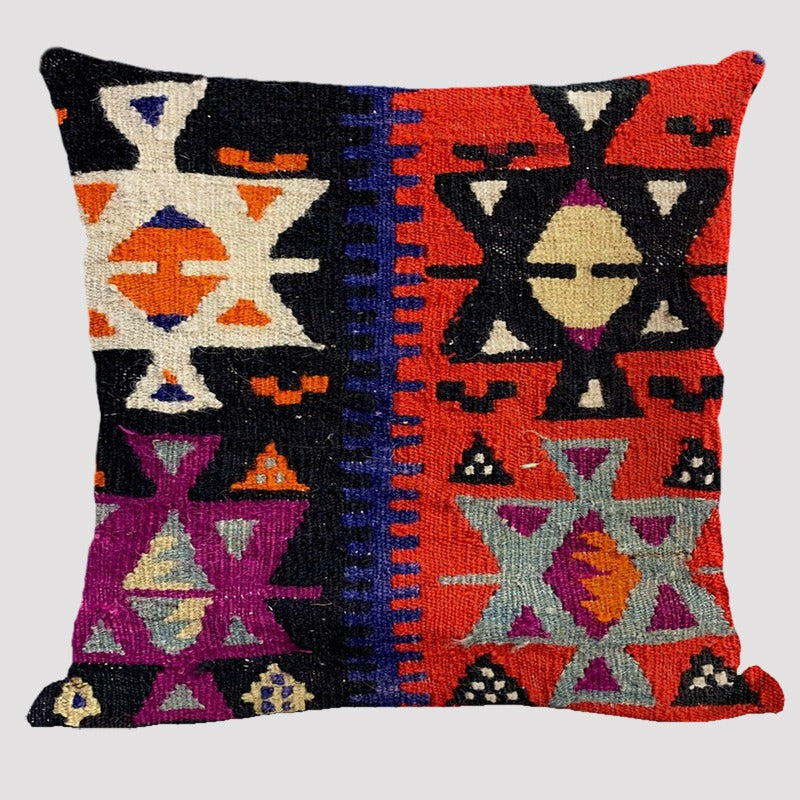 Yara – Boho-Kissen mit geometrischem Design