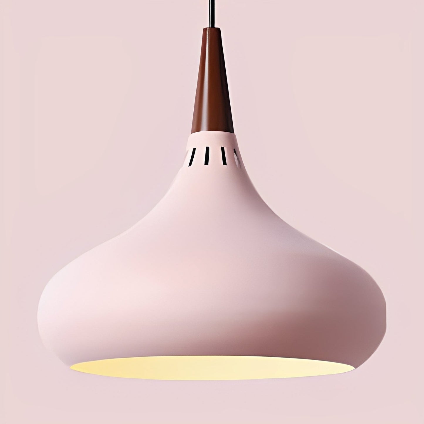 Shaira – Schlichte Holz-LED Hängeleuchte