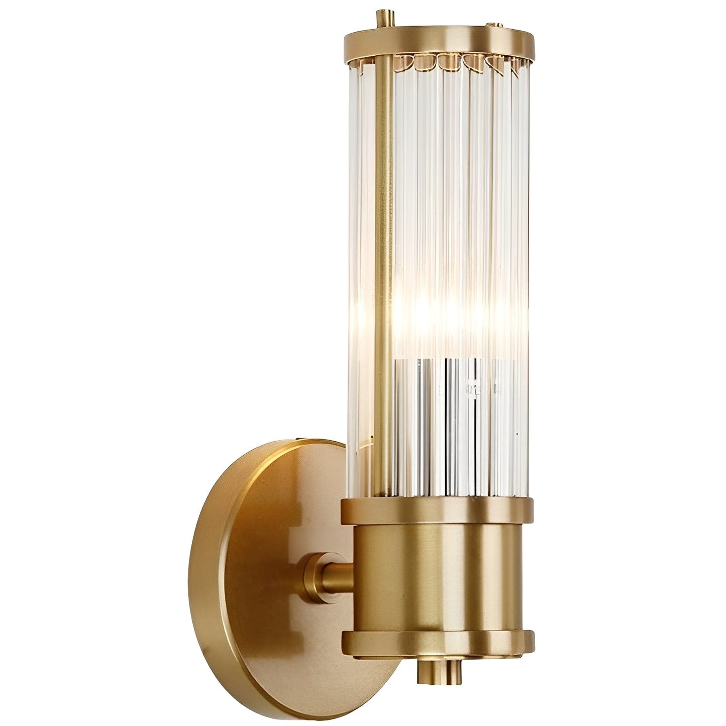 Valeria – Zeitgemäße Wandlampe mit Kristallzylinder