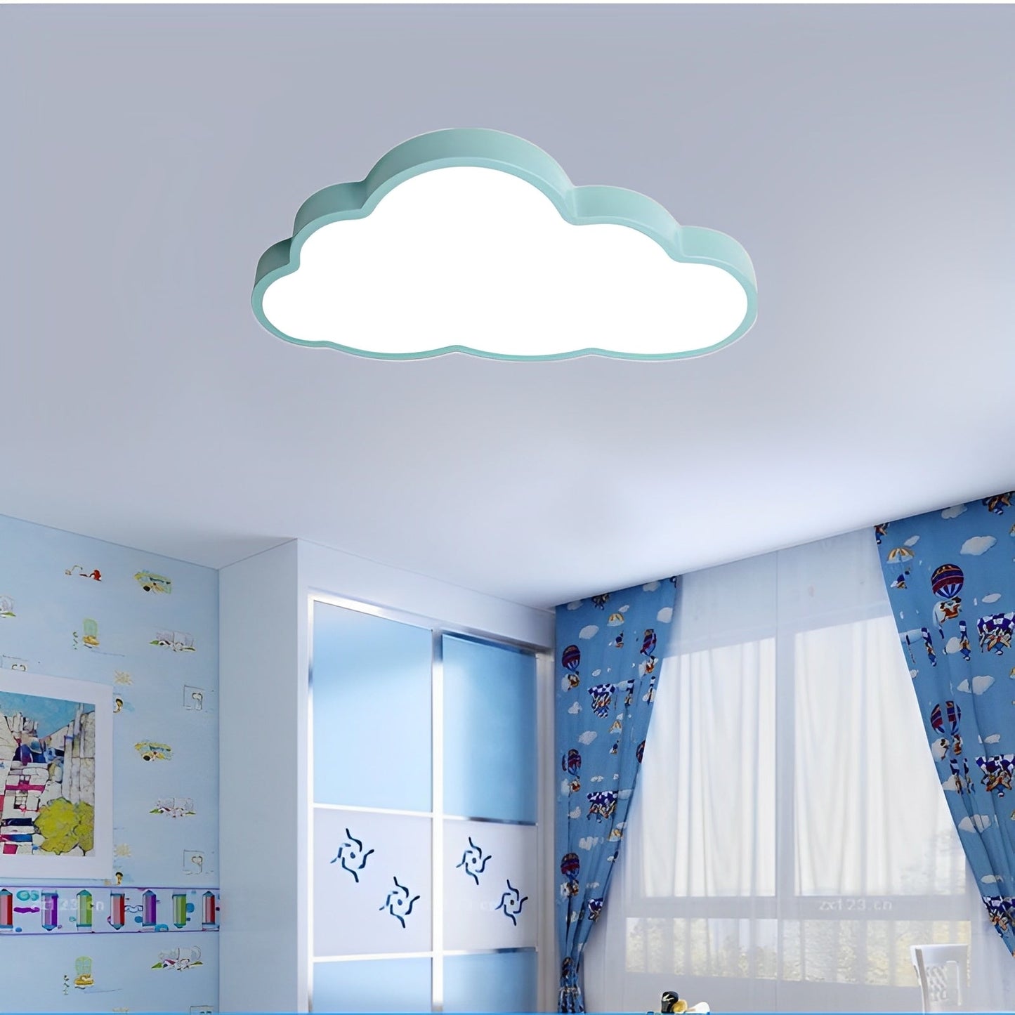 Nubia – LED-Deckenlampe in Wolkenform für das Kinderzimmer