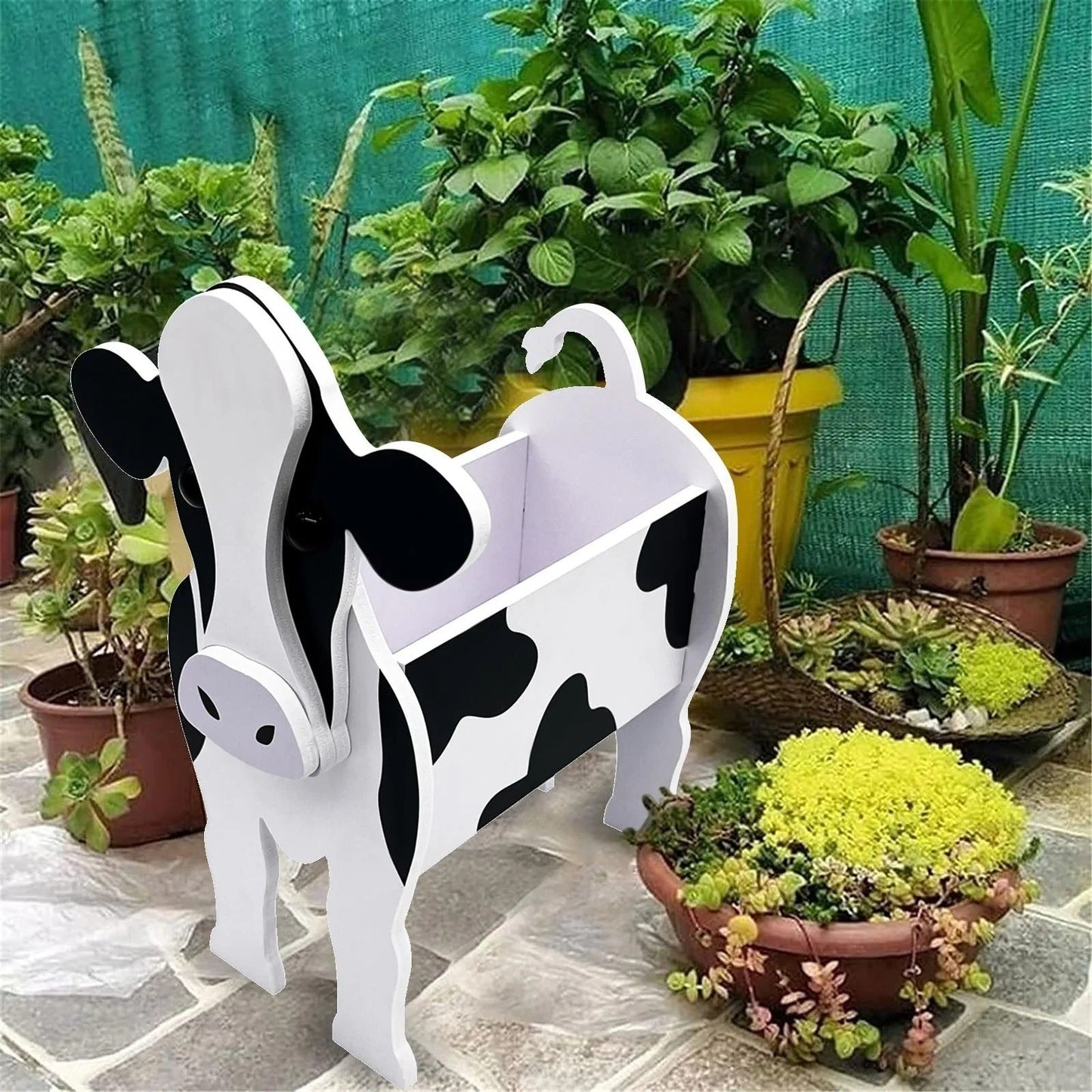Mooma – Selbstbaubarer Blumentopf in Kuhform für den Garten