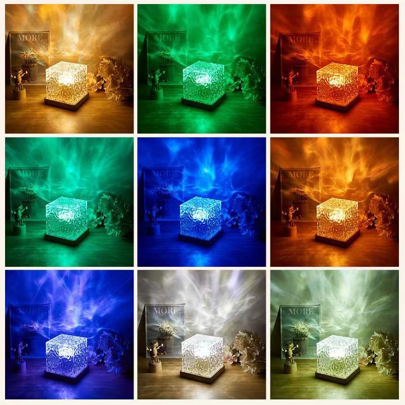 Aiko – Rotierende Wasserwellen Projektorlampe