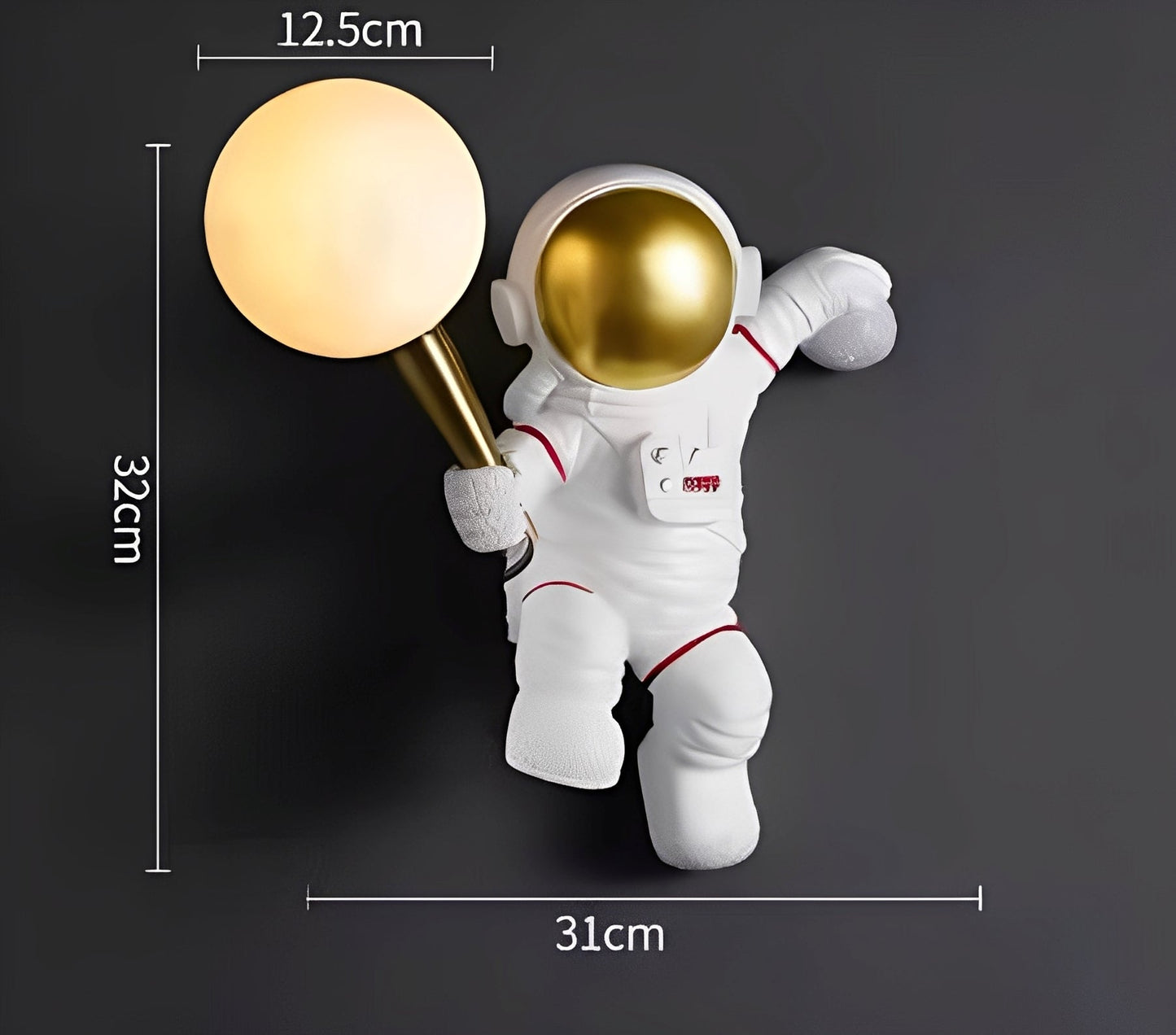 Astrolino – Kreativer Astronauten-Wandleuchter