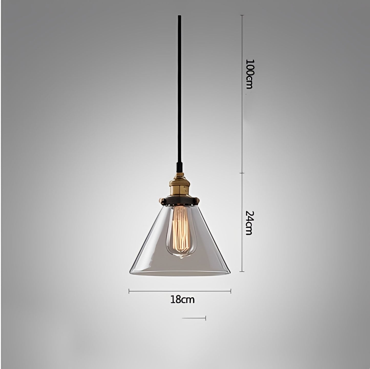 Iya – Kreativer Vintage-Lüster aus Glas