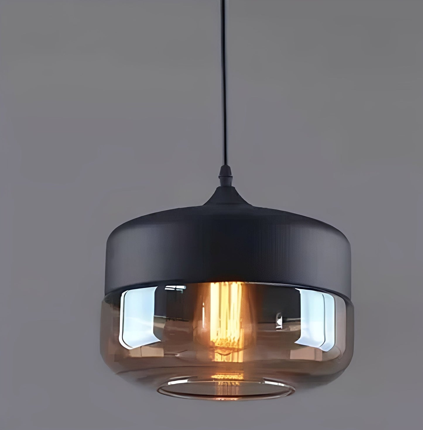 Amira – Industrieller Glas-Luster