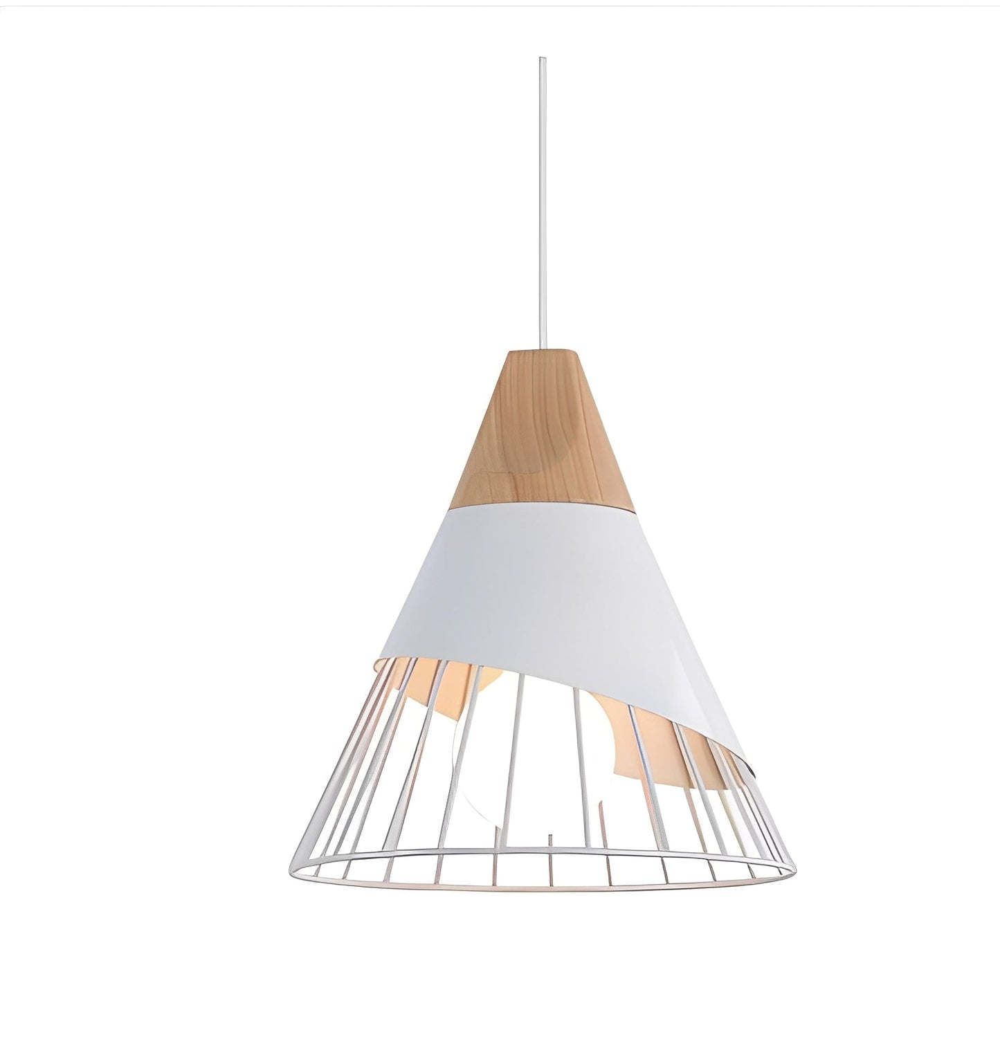 Elsa – Skandinavische Holz-Deckenlampe