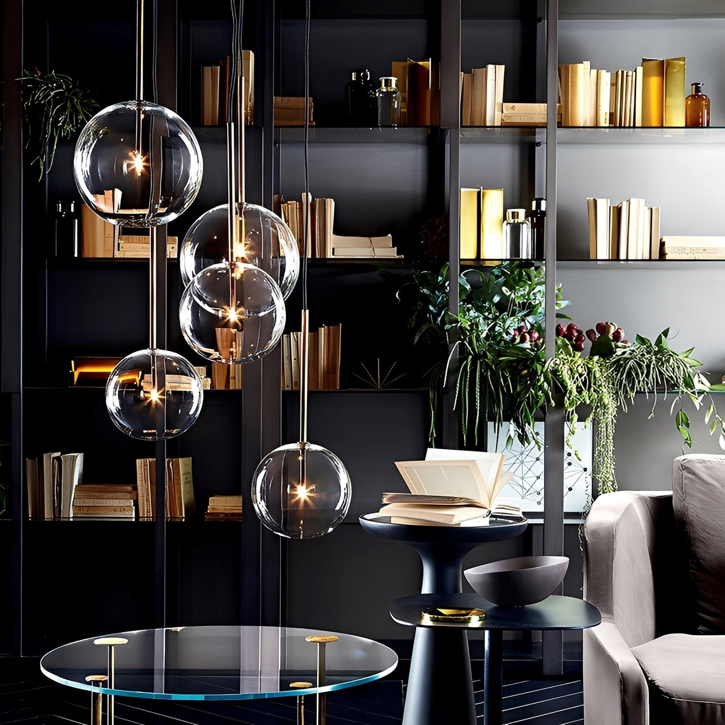 Lexie – Kreativer Glasball Kronleuchter