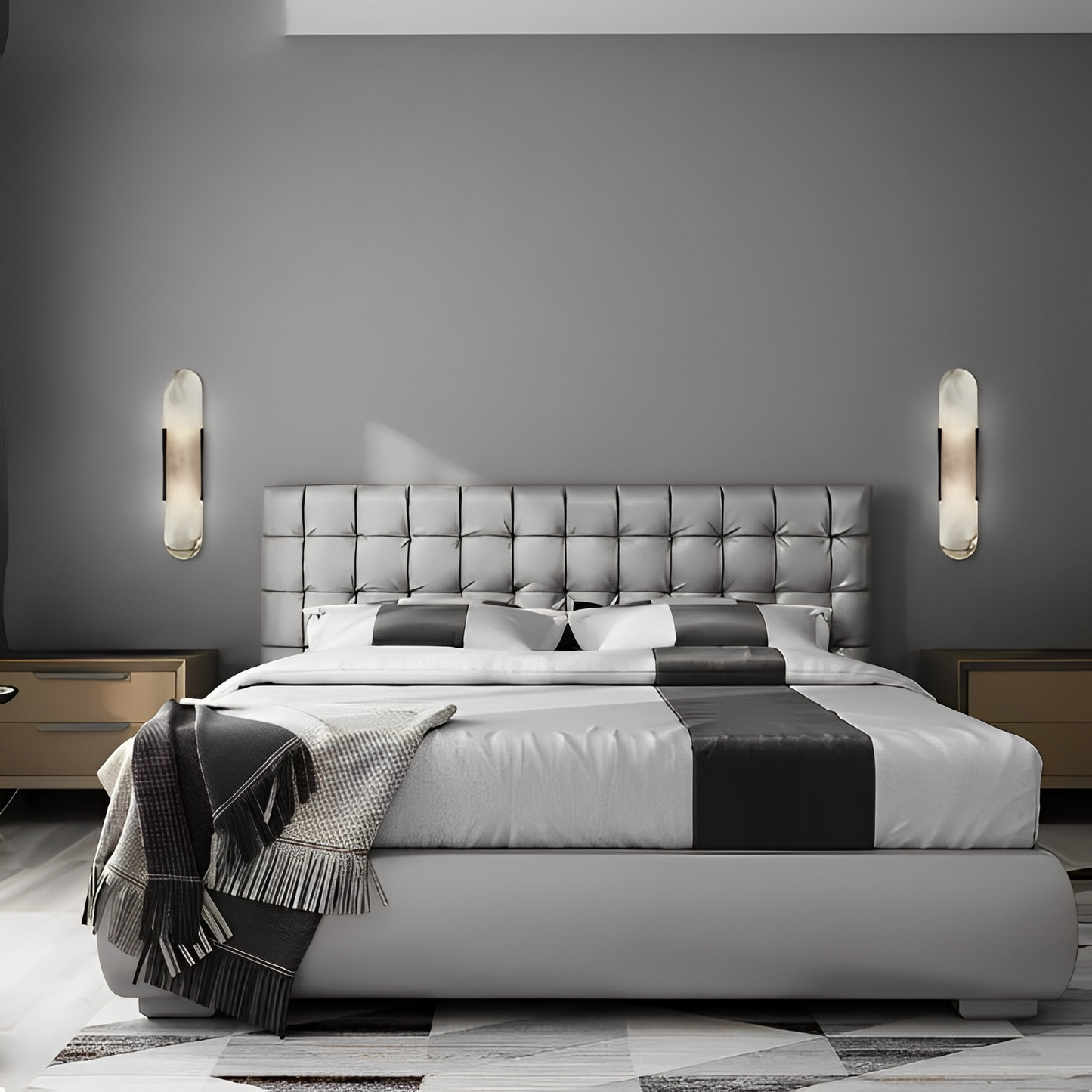 Orro – Moderne LED-Wandleuchte mit Marmor-Look