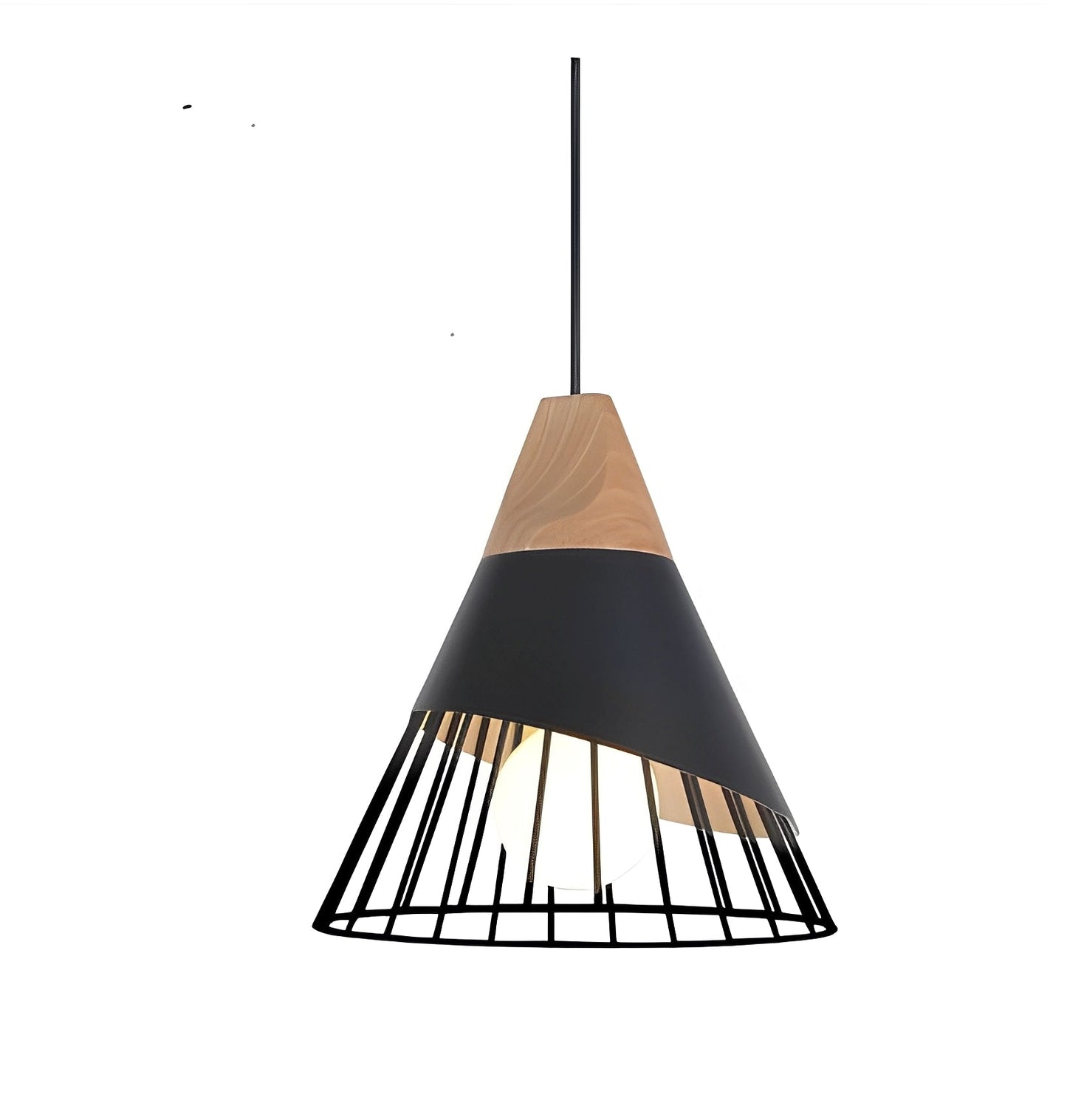 Elsa – Skandinavische Holz-Deckenlampe