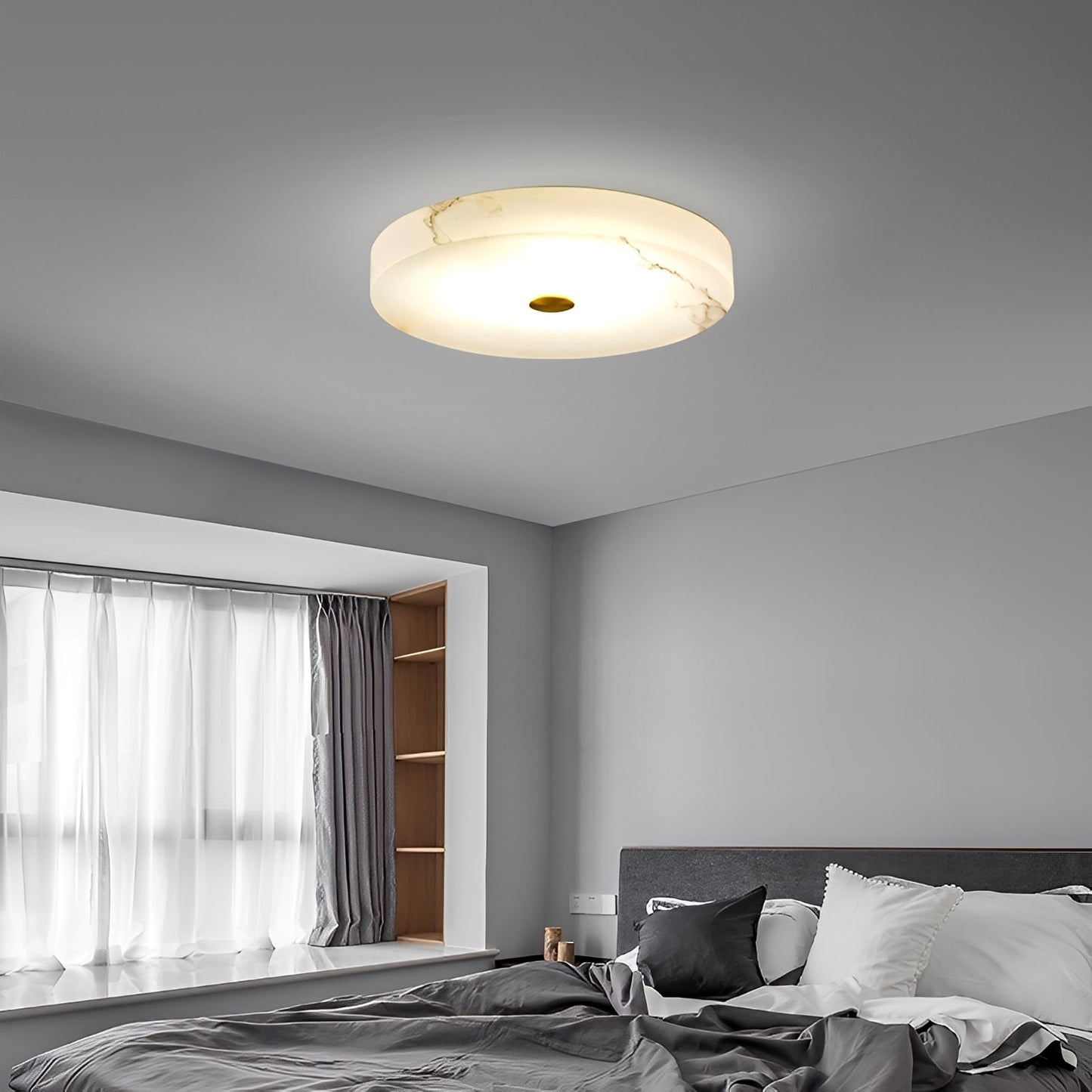 MarmoLux – Moderne, einfache Marmor-Deckenlampe