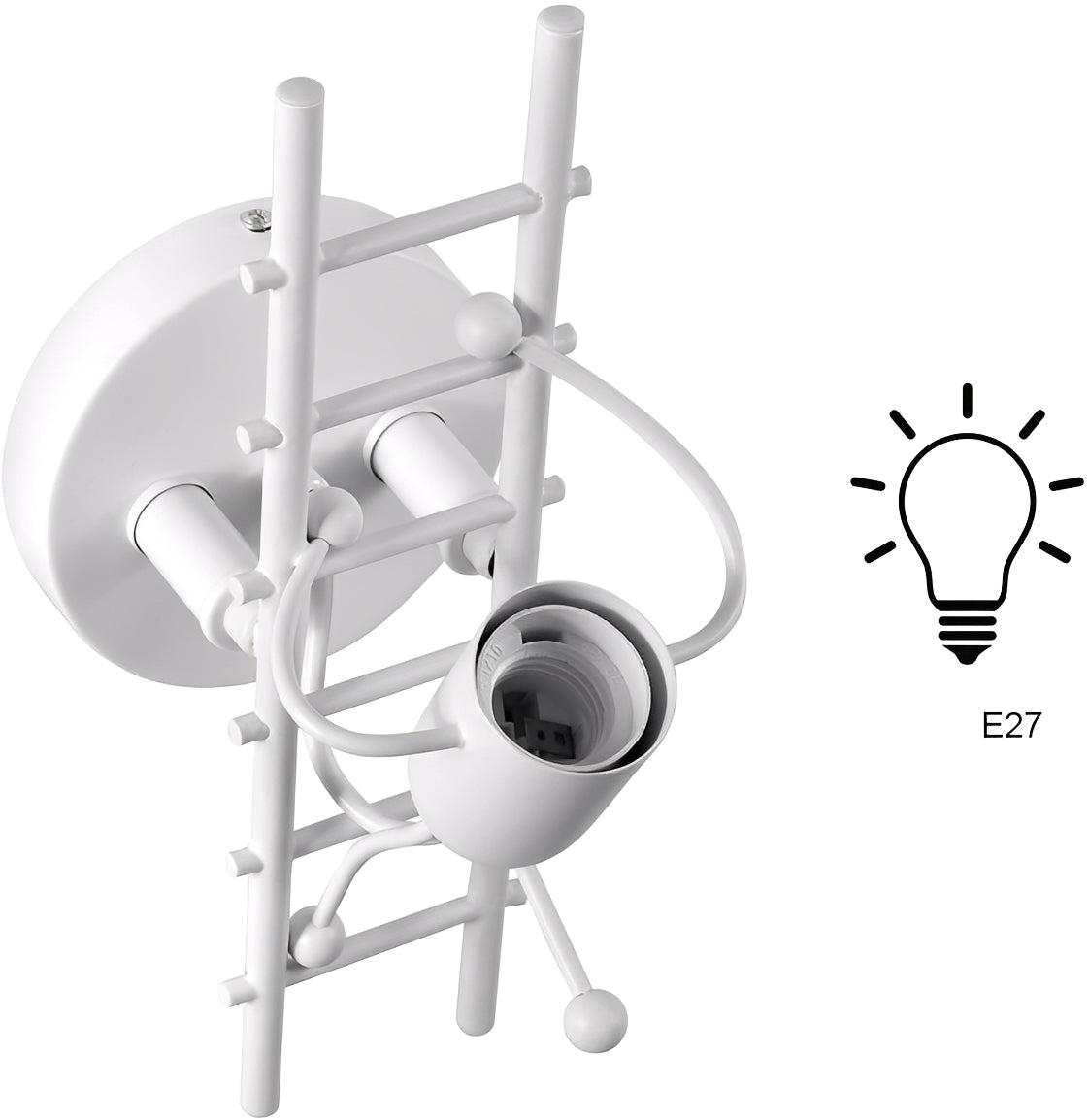 Nerio – Moderne Wandlampe in Treppenform