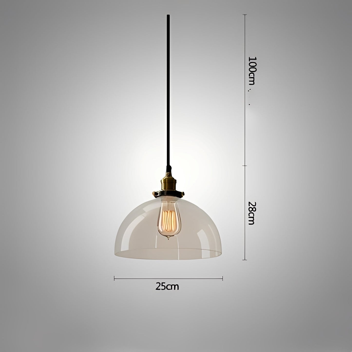 Iya – Kreativer Vintage-Lüster aus Glas