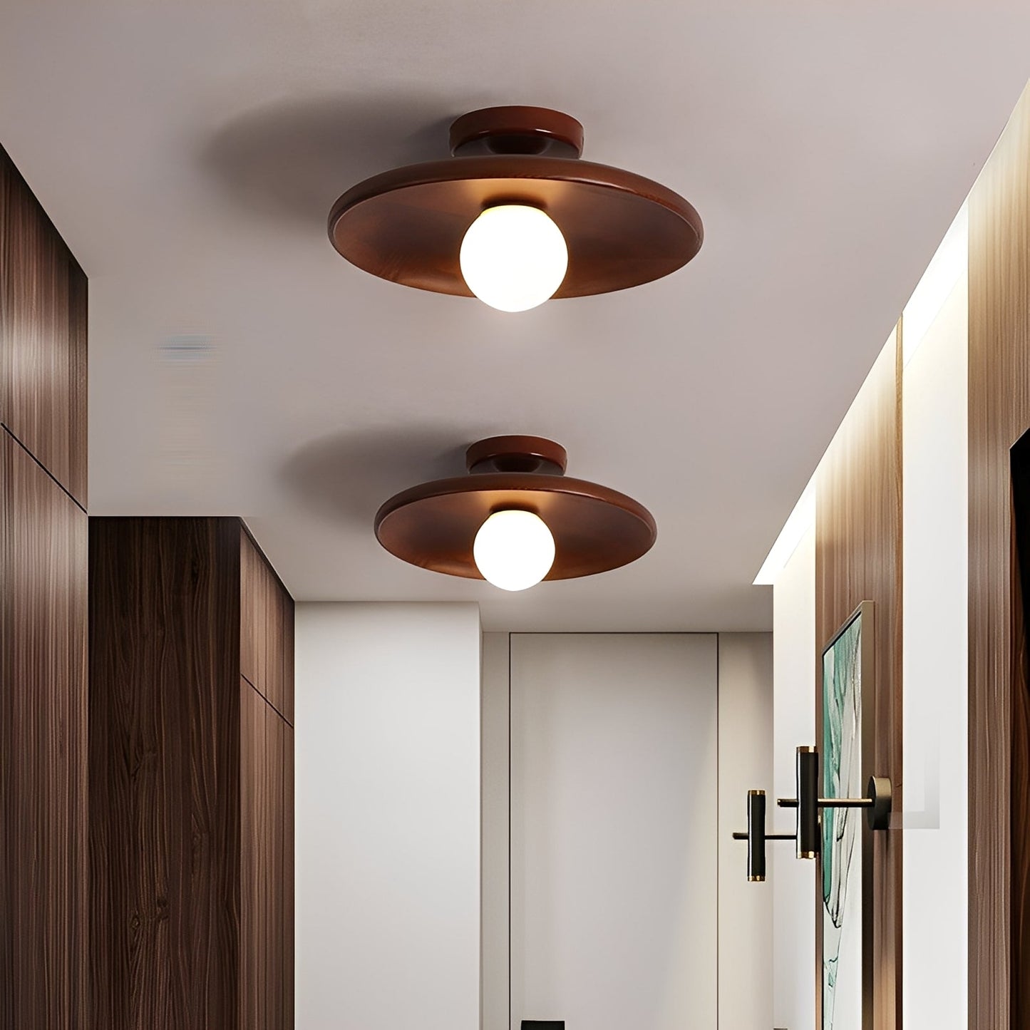 Olav – Deckenlampe aus Holz