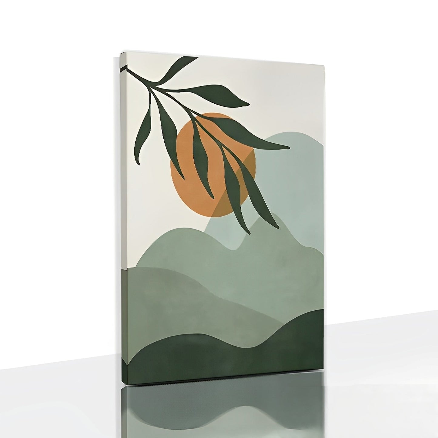 Verdura – Einfaches Naturposter in Grüntönen für moderne Wanddekoration