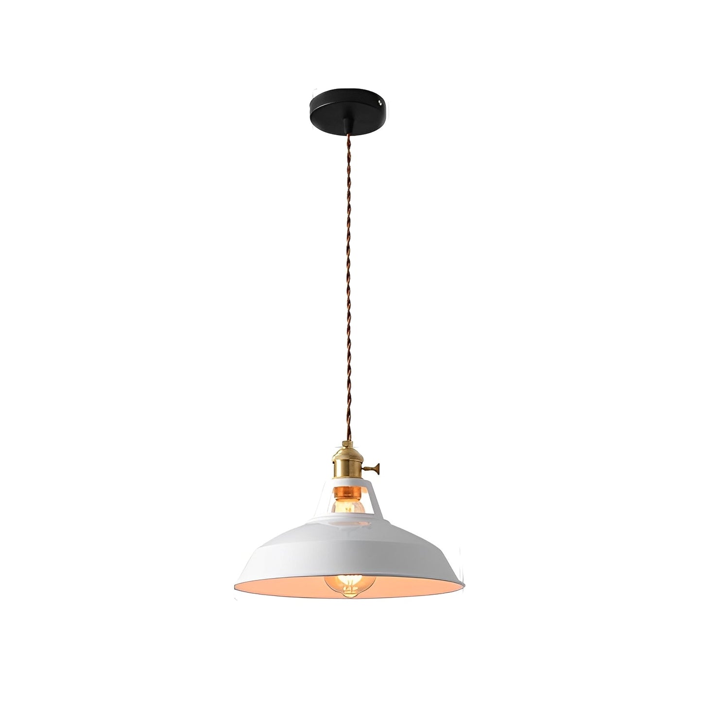 Mella – Industrie-Hängelampe im Macaron-Design aus Metall