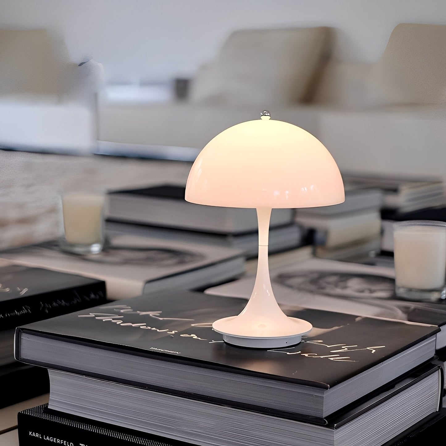 Luma – Einzigartige Pilz-Tischlampe