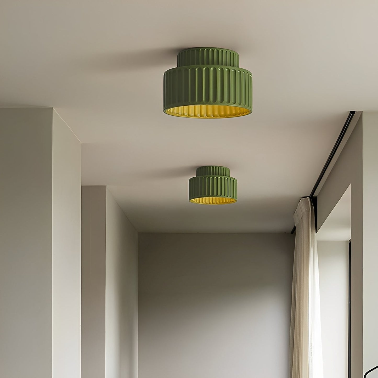 Coralie – Creme-Stil LED-Deckenlampe