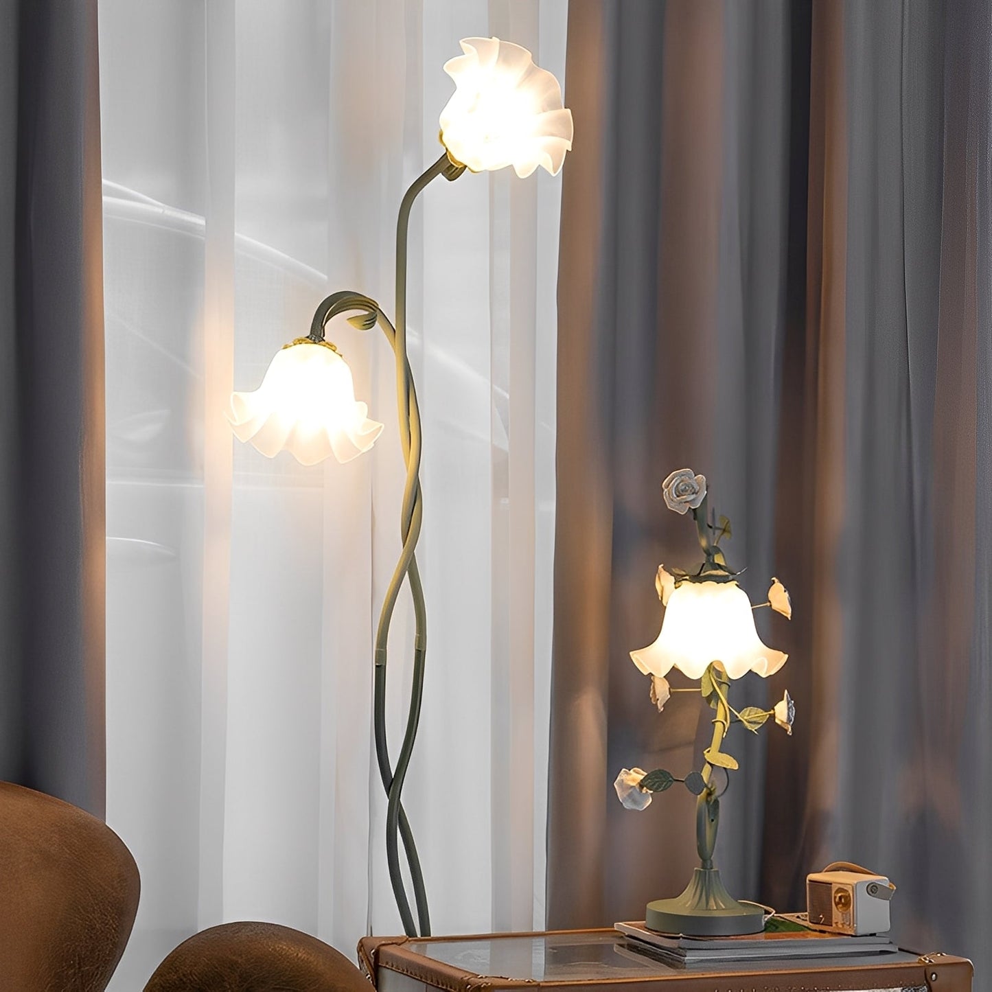 Gracie – Landhaus Retro Stehlampe
