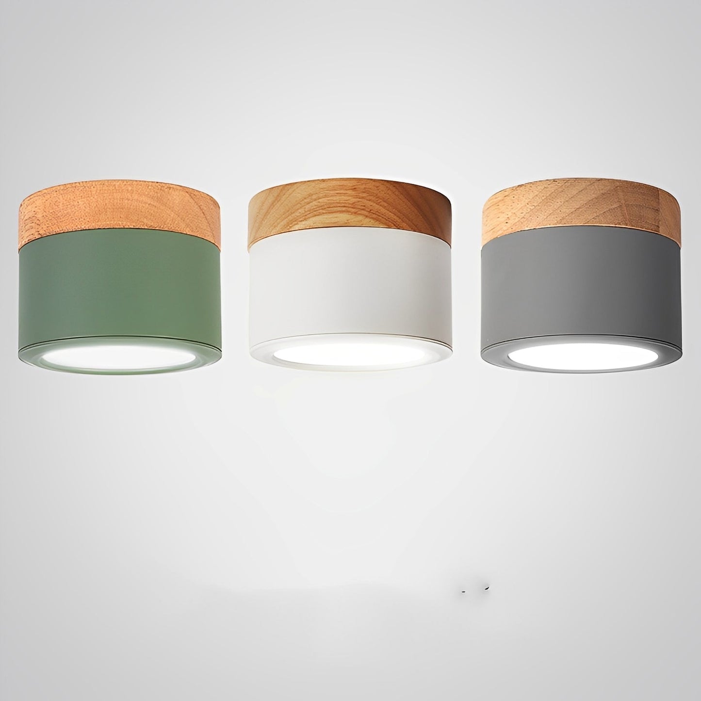 Lumi – Zylinder-Deckenlampe im nordischen Stil