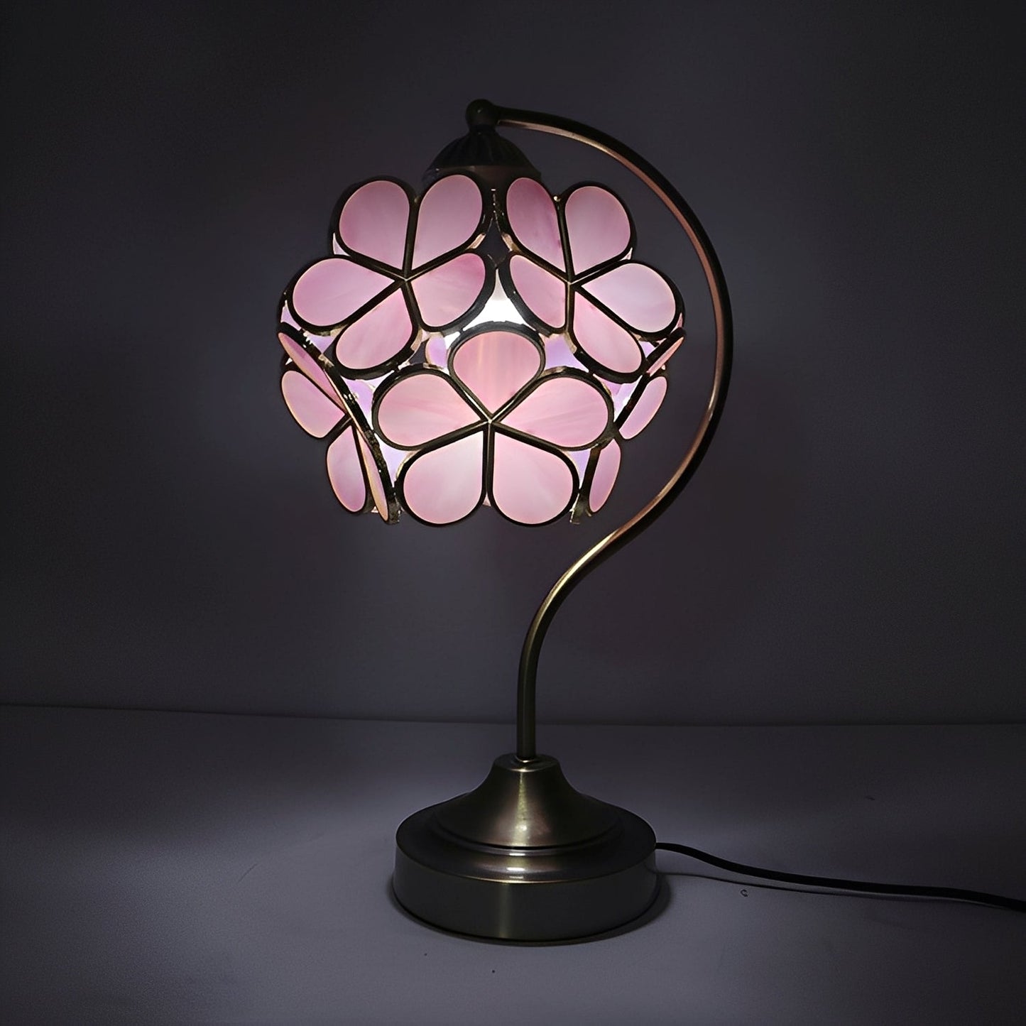 Claudia – Tiffany Glas Tischlampe