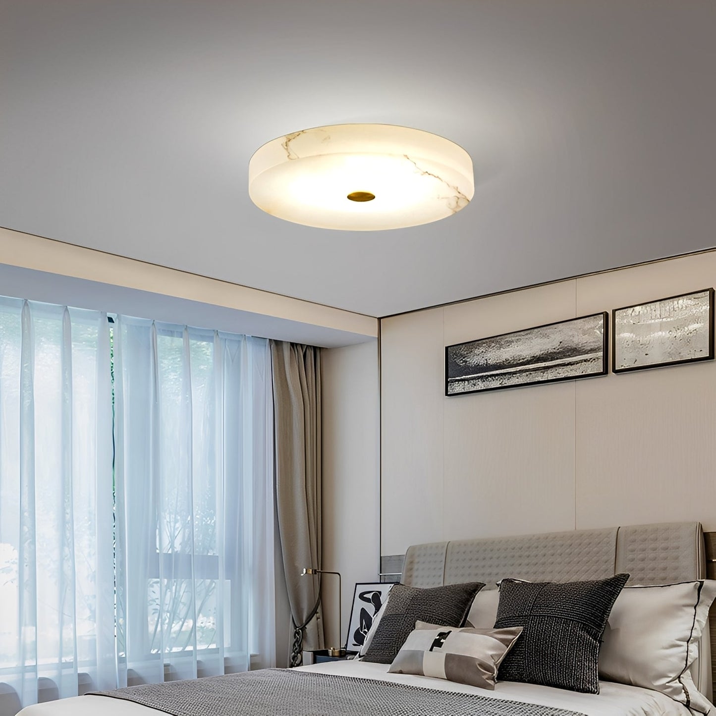 MarmoLux – Moderne, einfache Marmor-Deckenlampe