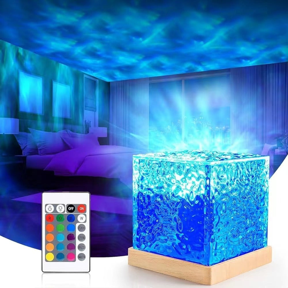Aiko – Rotierende Wasserwellen Projektorlampe