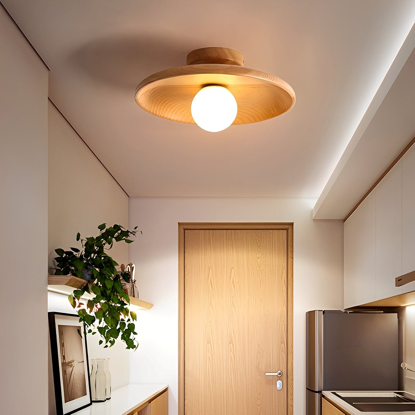 Olav – Deckenlampe aus Holz