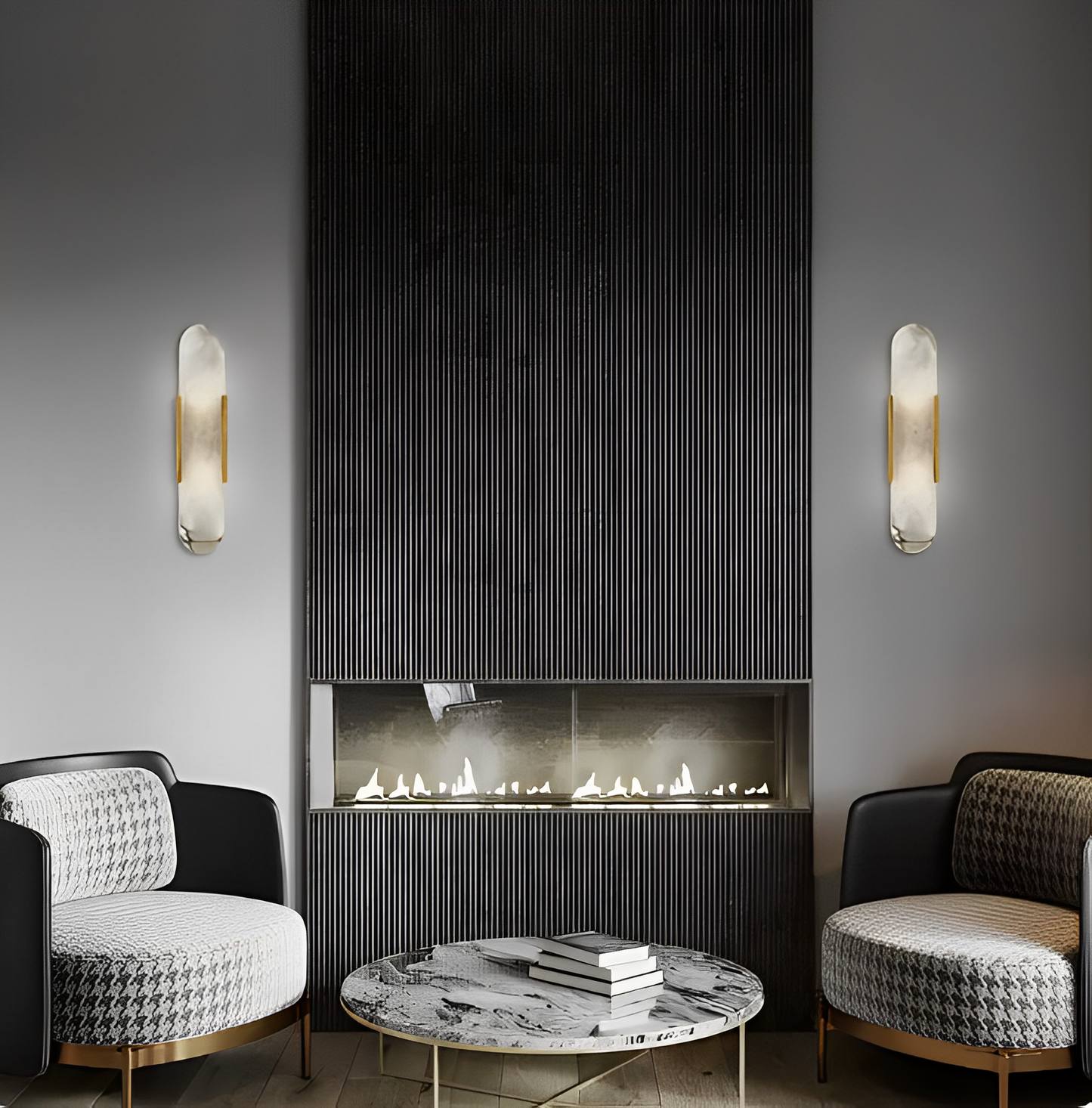 Orro – Moderne LED-Wandleuchte mit Marmor-Look