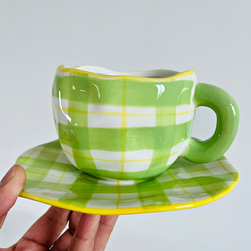 Arielle – Retro Herztassen Kaffeebecher