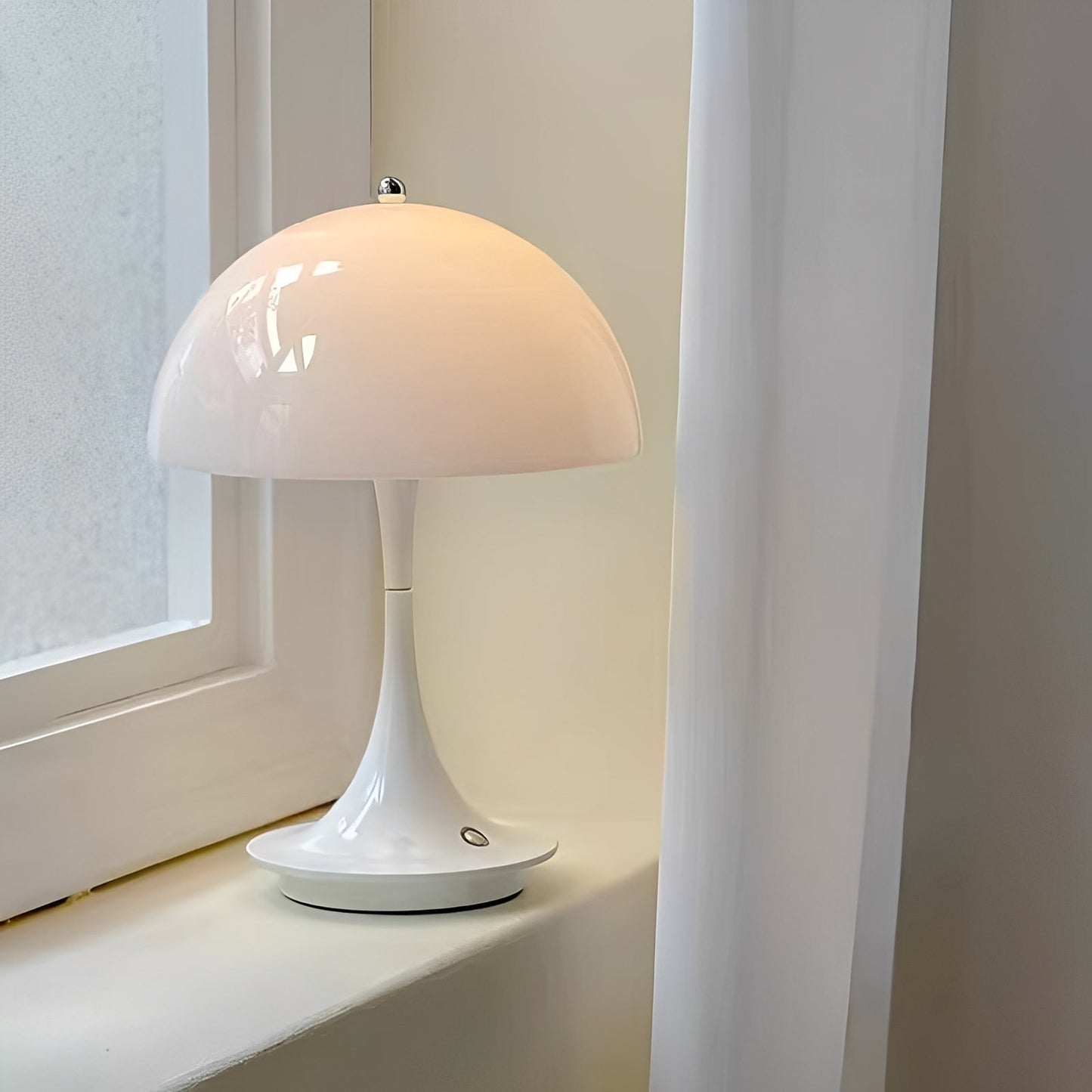 Luma – Originelle Pilz-Tischlampe mit USB-Ladung