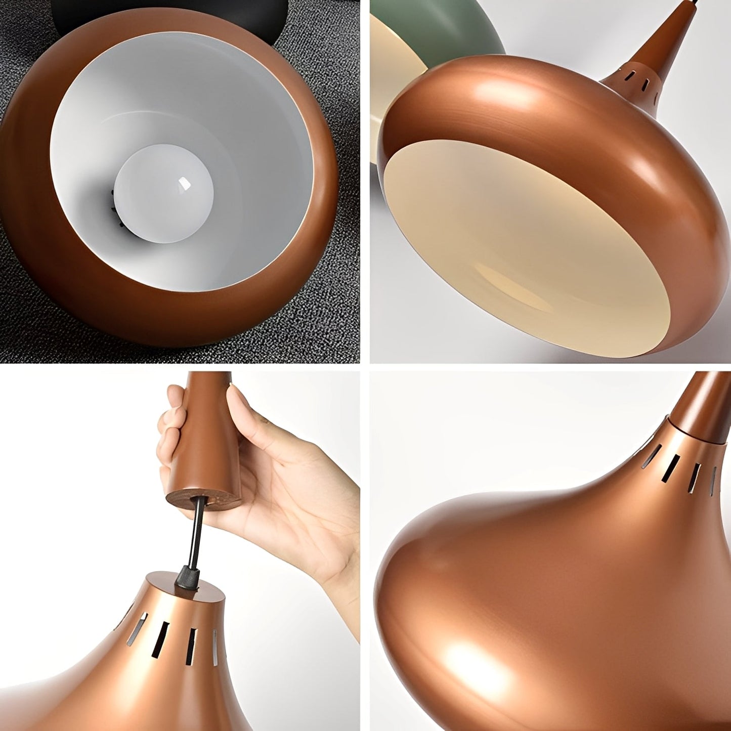 Shaira – Schlichte Holz-LED Hängeleuchte