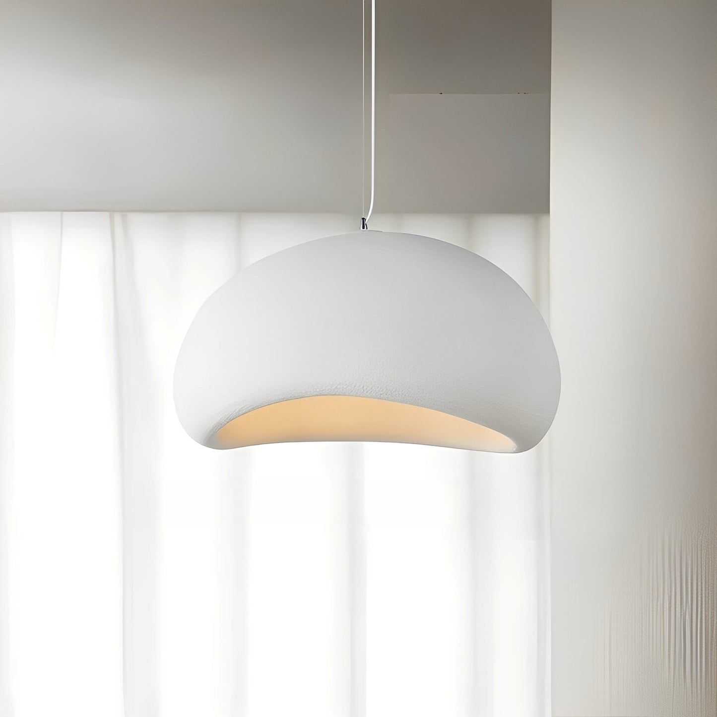 Jisoo – Schlichte Glas-Bohnen-Deckenleuchte