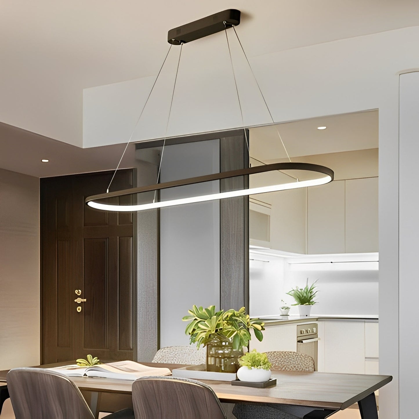 Roni – LED Acryl & Eisen Leuchter
