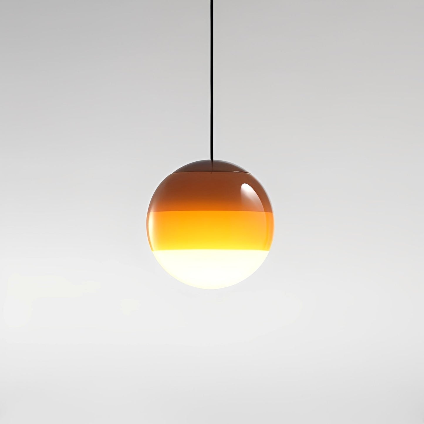 Anne – Nordische Pendelleuchte aus buntem Glas