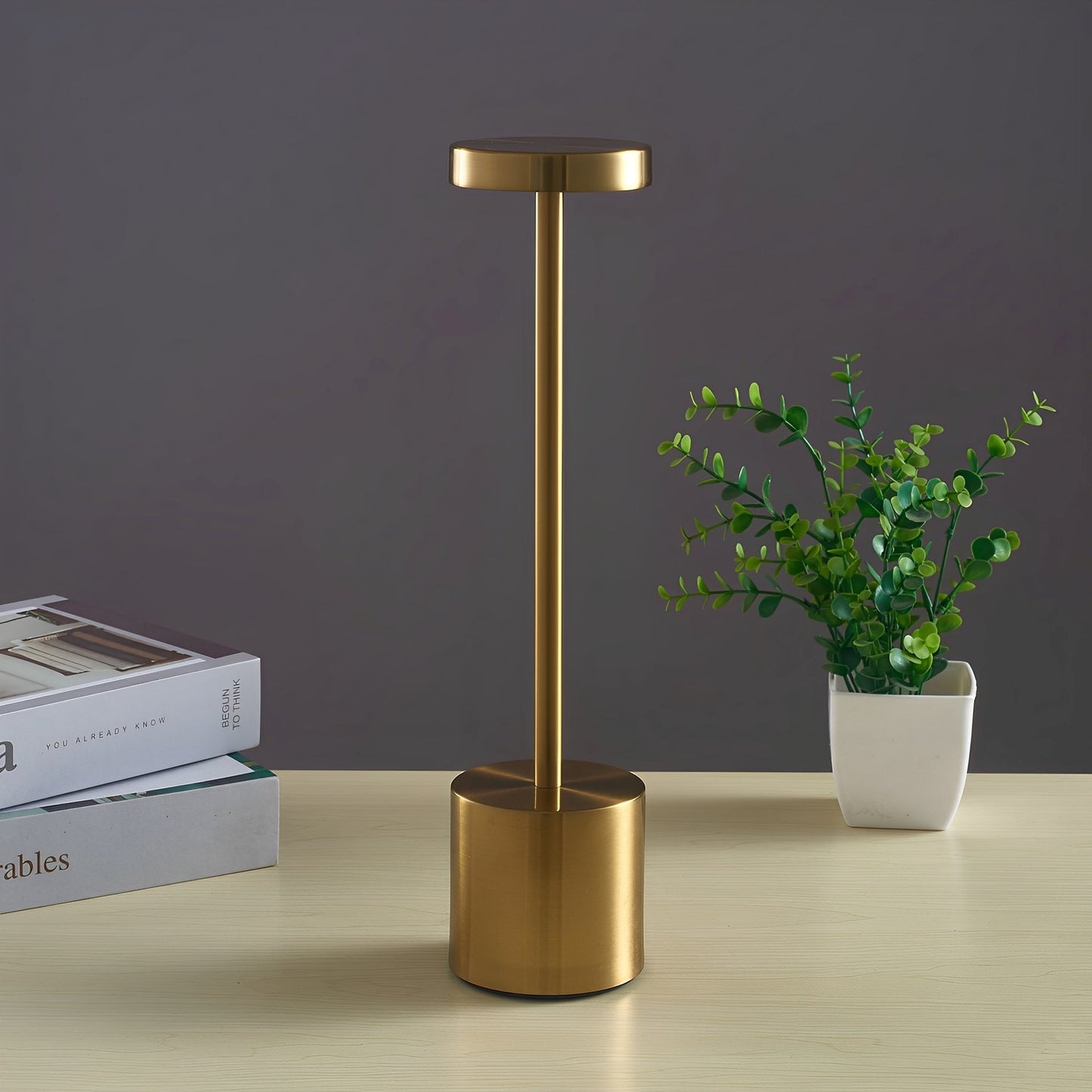 Velumo – LED-Lampe im Retro-Look mit kabellosem Ladegerät