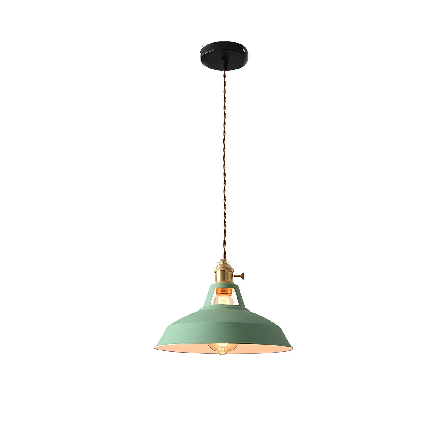 Mella – Industrie-Hängelampe im Macaron-Design aus Metall