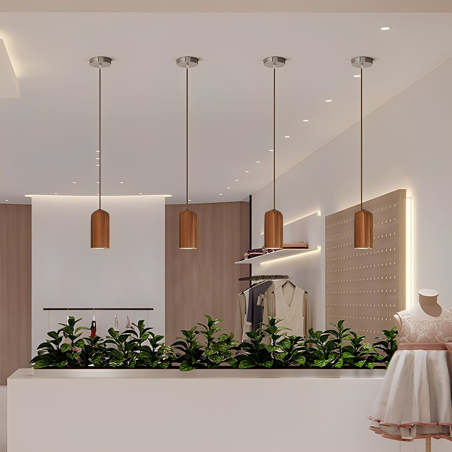 Yumi – Kreativer Holz-Kronleuchter im modernen Stil