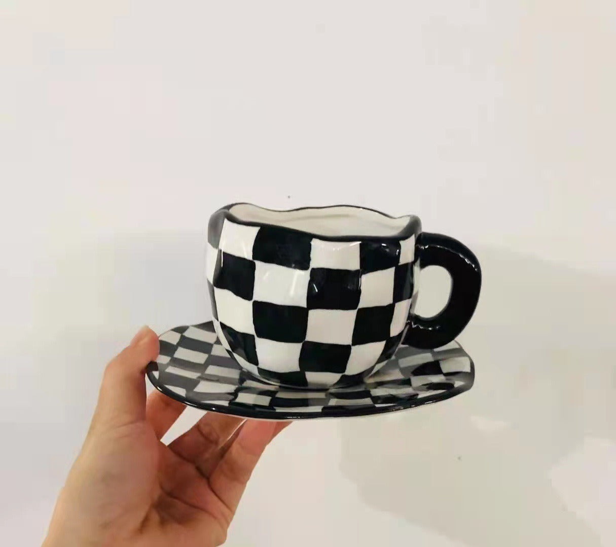 Arielle – Retro Herztassen Kaffeebecher