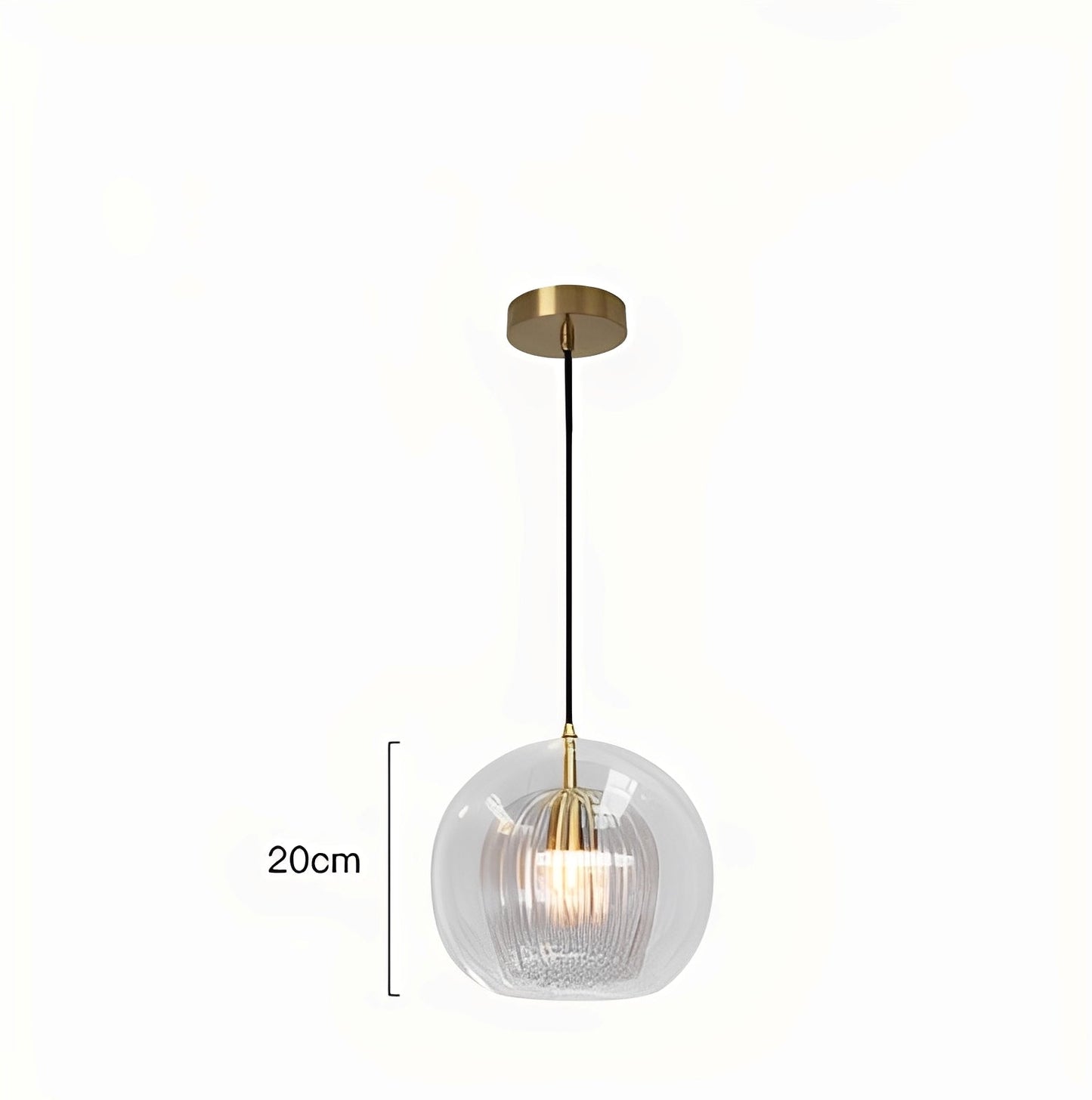 Mira – Einfache Glas-Pendelleuchte