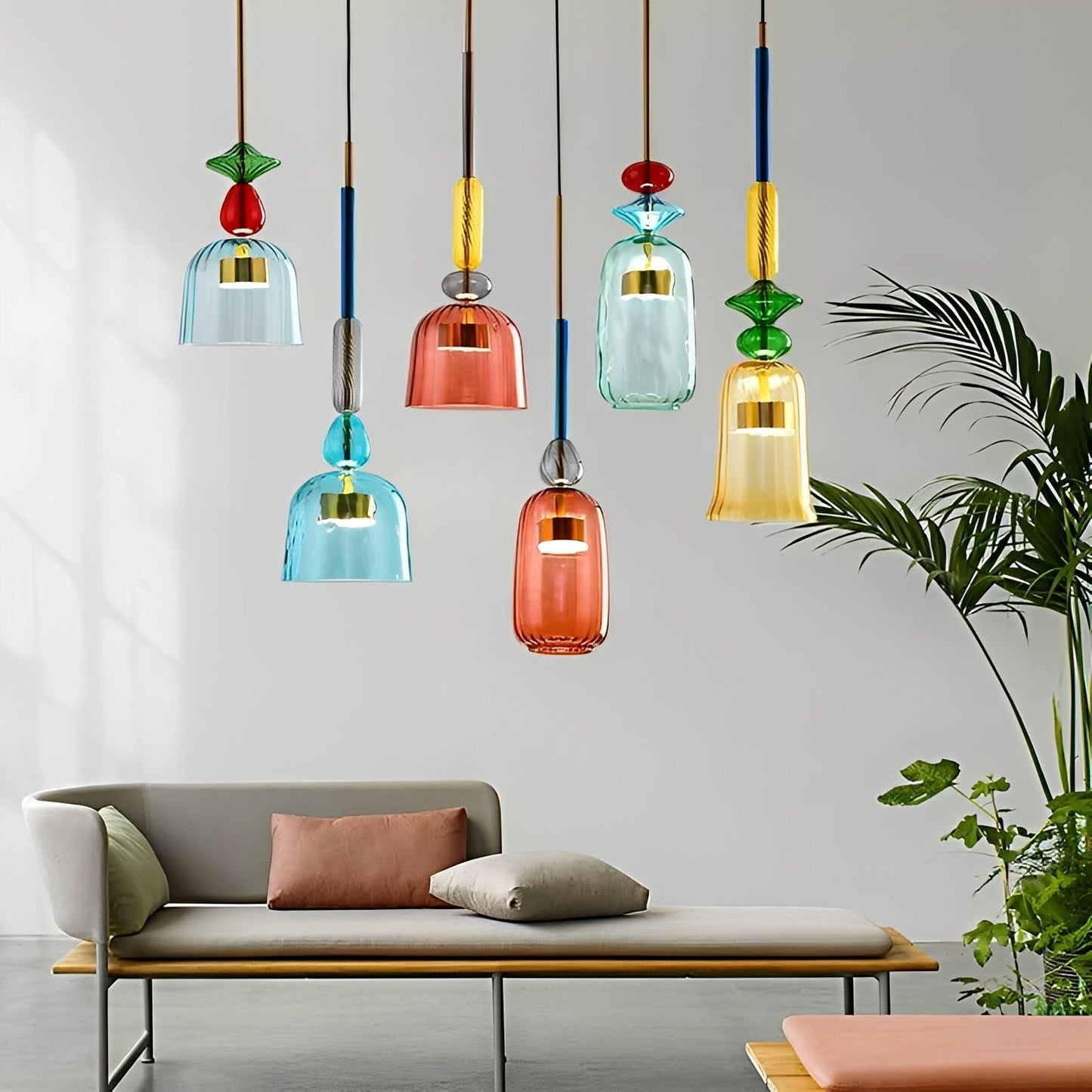 Liv – Retro Macaron-Pendelleuchte im nordischen Stil