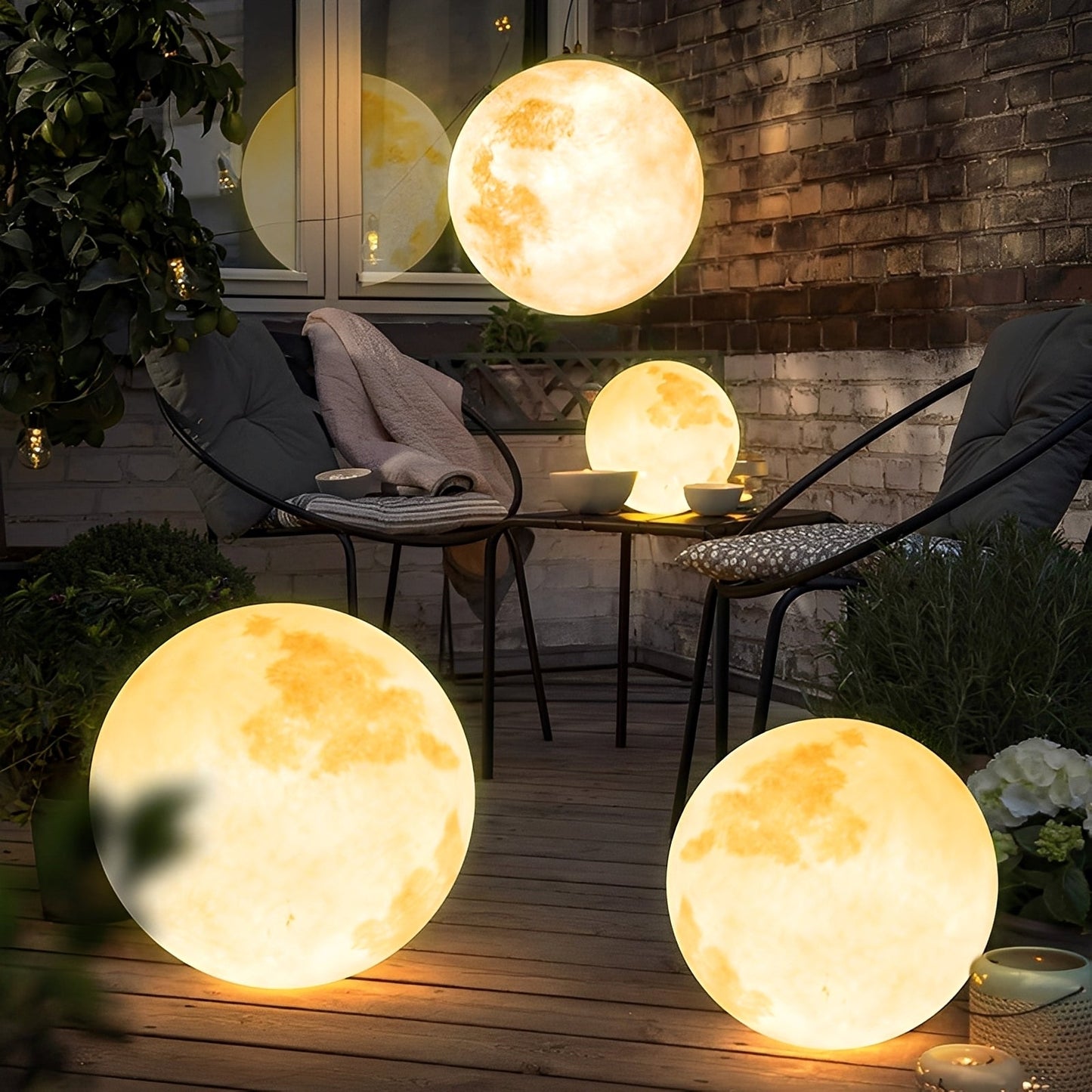 Sayuri – Moderner Mond-Lüster