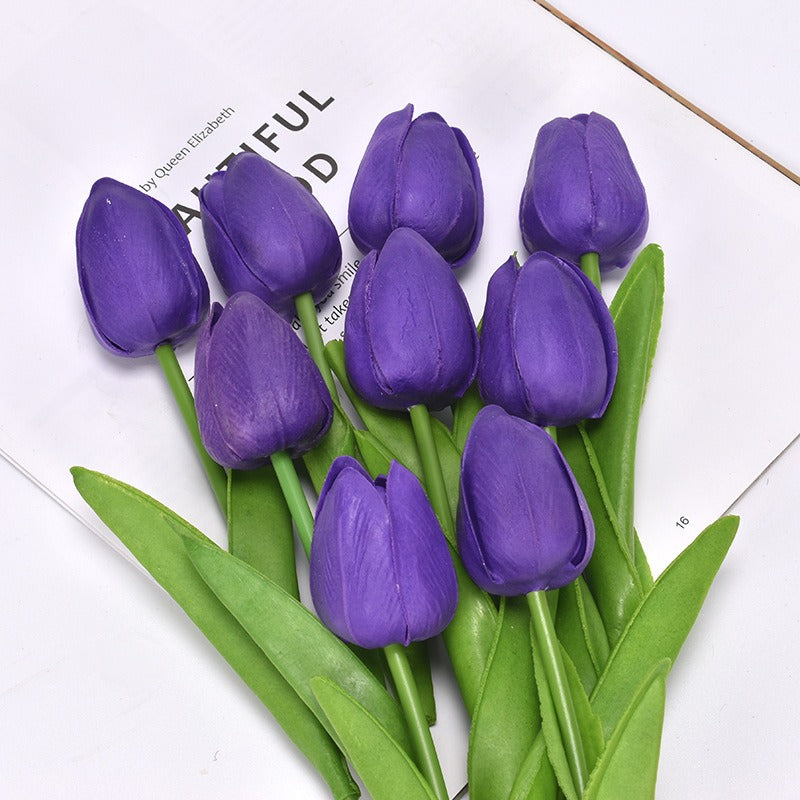 Talia – Mini-Tulpen aus PU als künstliche Deko-Blumen