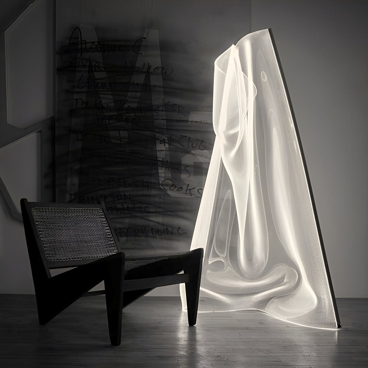Elodie – Kunstvolle Acryl Tischlampe