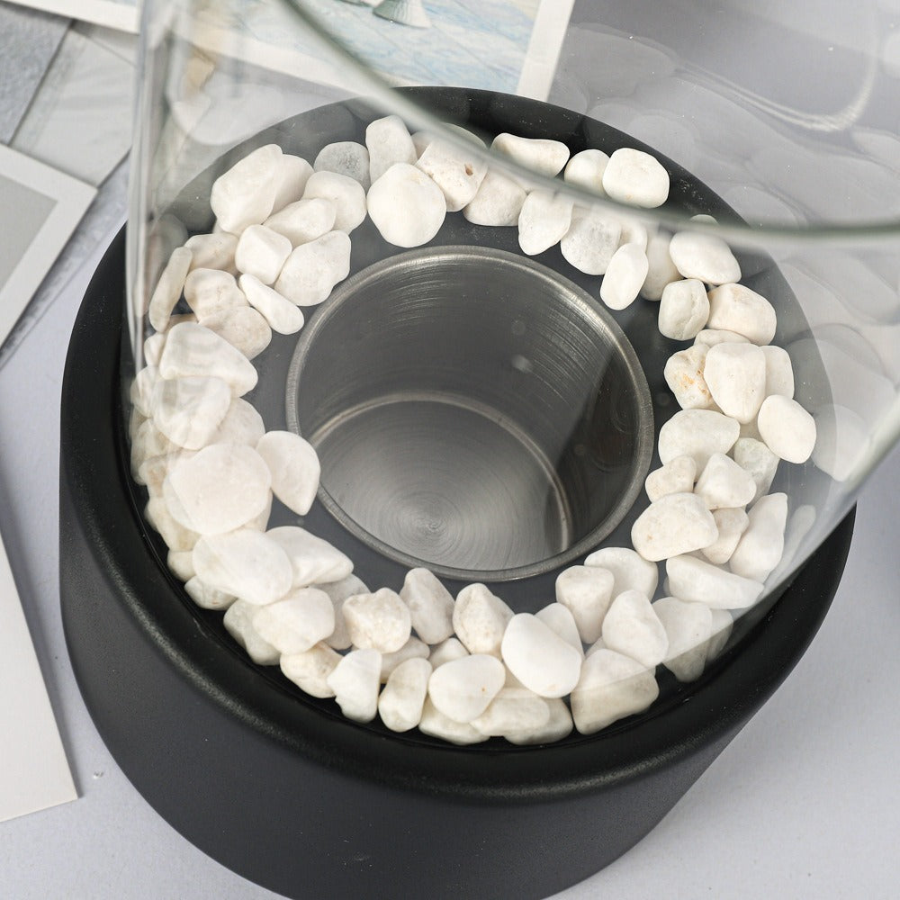 Nero – Tragbare Glas-Feuerlampe