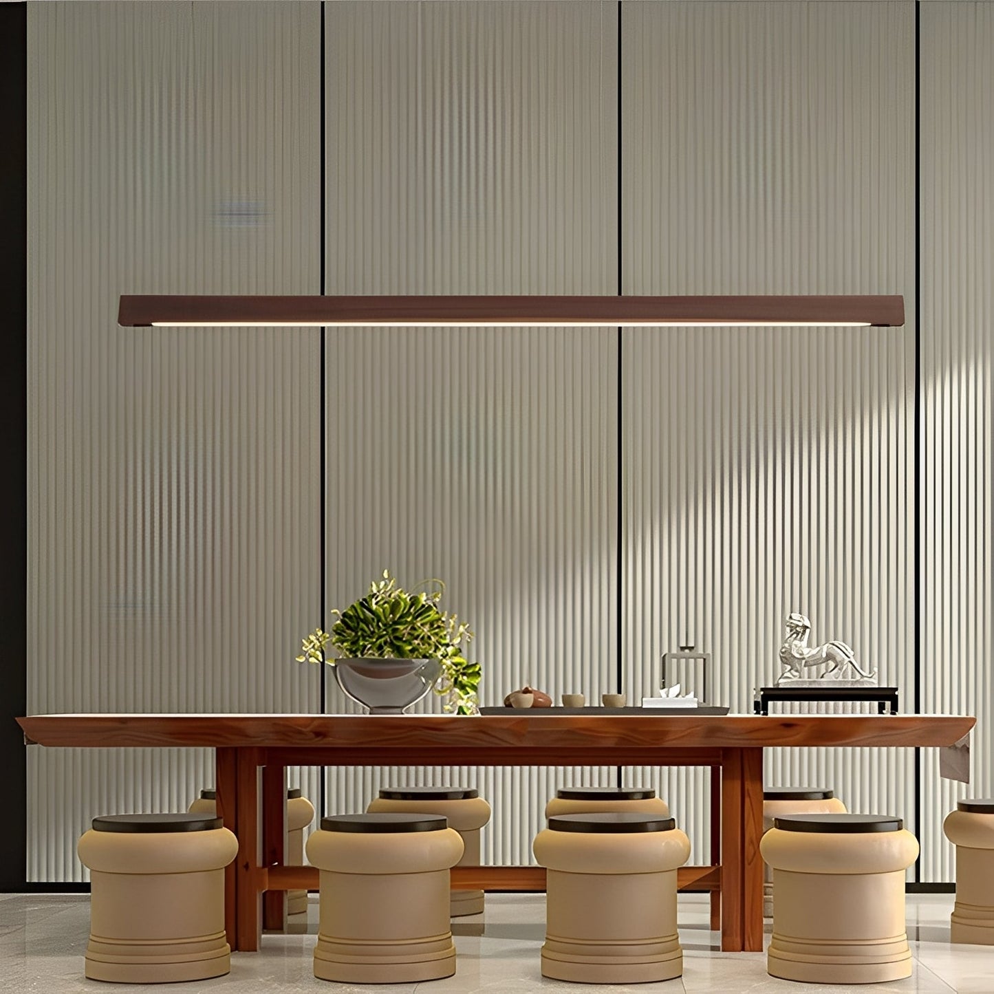 Liam – Nordischer Holzstil Restaurant-Kronleuchter